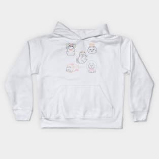 Christmas Cats Kitties Kids Hoodie